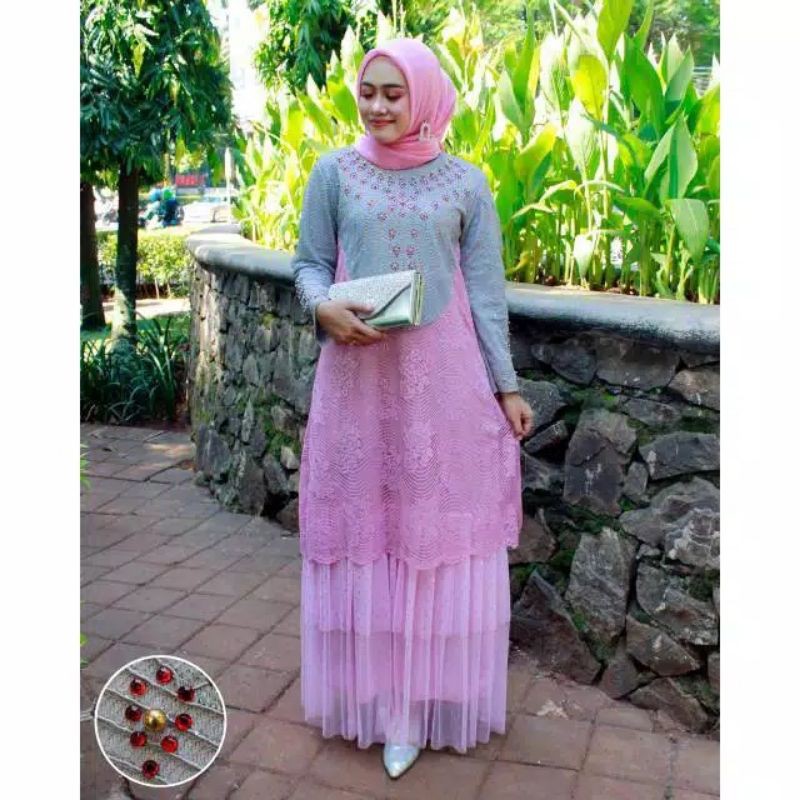 REAL PICT GAMIS KAJOL/GAMIS PESTA MEWAH/GAMIS MODERN MEWAH/BY PB