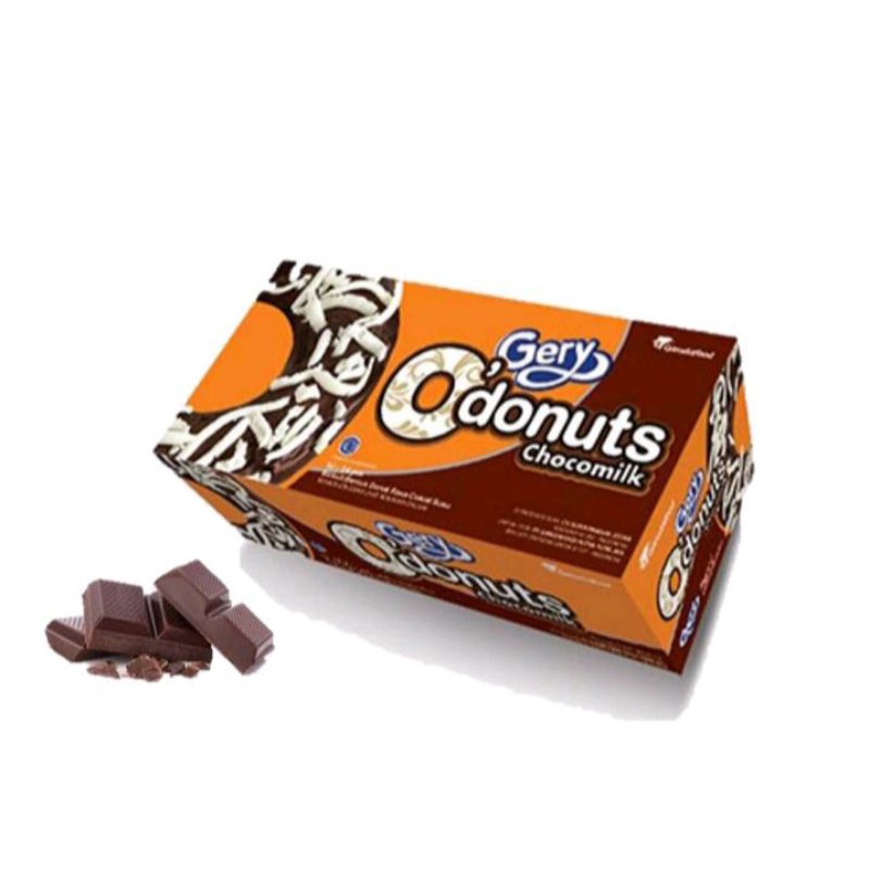 

Gery O'donuts Chocomilk isi 24 pcs / 1 bok