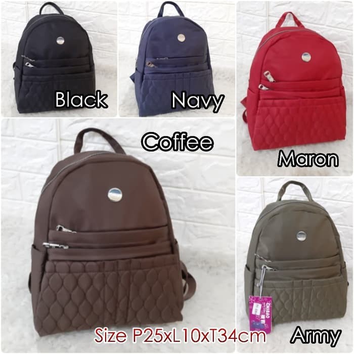 Tas Ransel Cewek/Cowok Khai 51718 Set 3In1 Ras Leptop Batam Ter ZG988 Cb02265 Chibao Bordir 5Ruang -