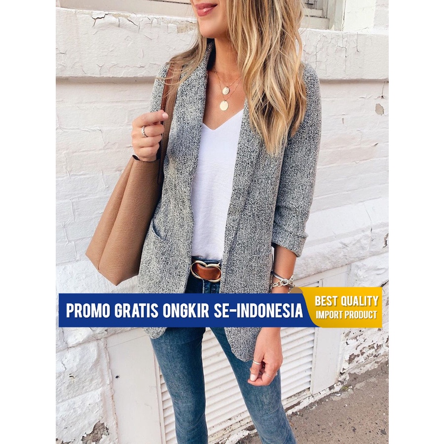 Blazer Wanita Hot Jual   Kasual    Dalam Saham Import