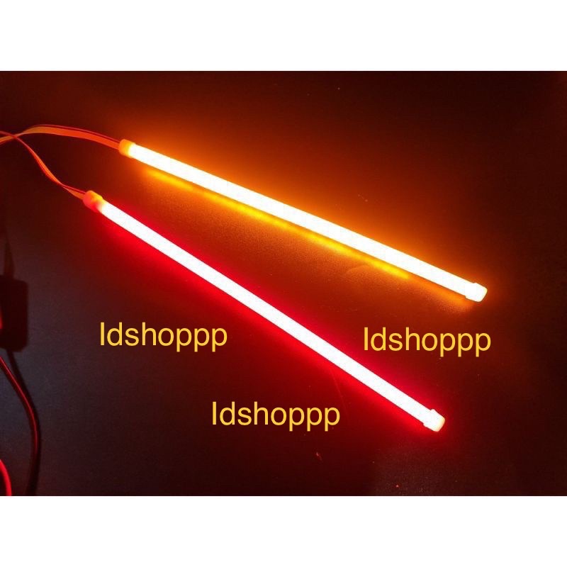 Lampu Alis Fleksibel Neon Runing Dua Warna 30Cm