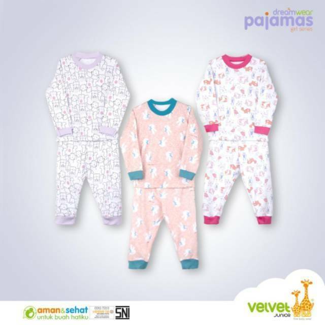 PIYAMA PANJANG MOONS STELAN PIYAMA BAYI BAJU TIDUR ANAK BAJU