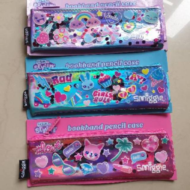 

[READY STOCK] SMIGGLE Pencil Case Bookband Kotak Pensil Smiggle Original