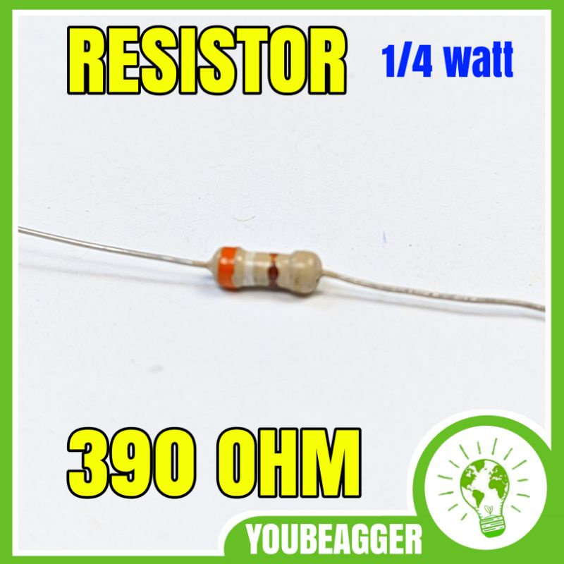 Resistor 390 ohm 1/2 watt