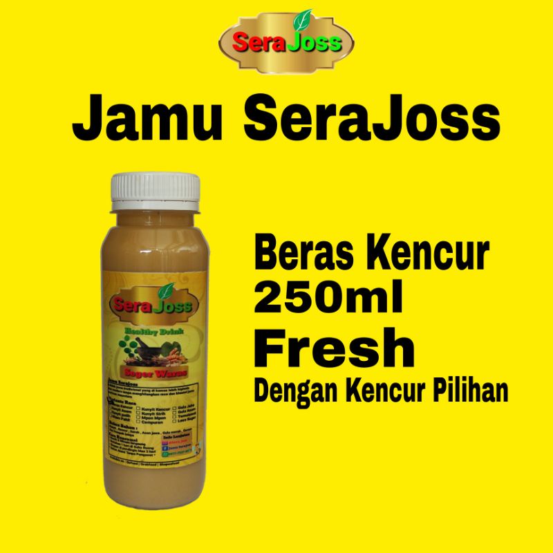 

Jamu Beras kencur & kunyit asem | Tradisional Serajoss