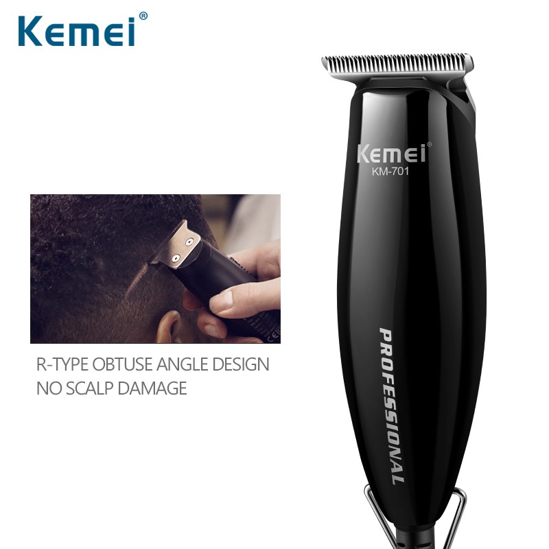 Clipper Kemei KM-701 Alat cukur Detailer 2 in 1 Original Alat cukur rambut Profesional