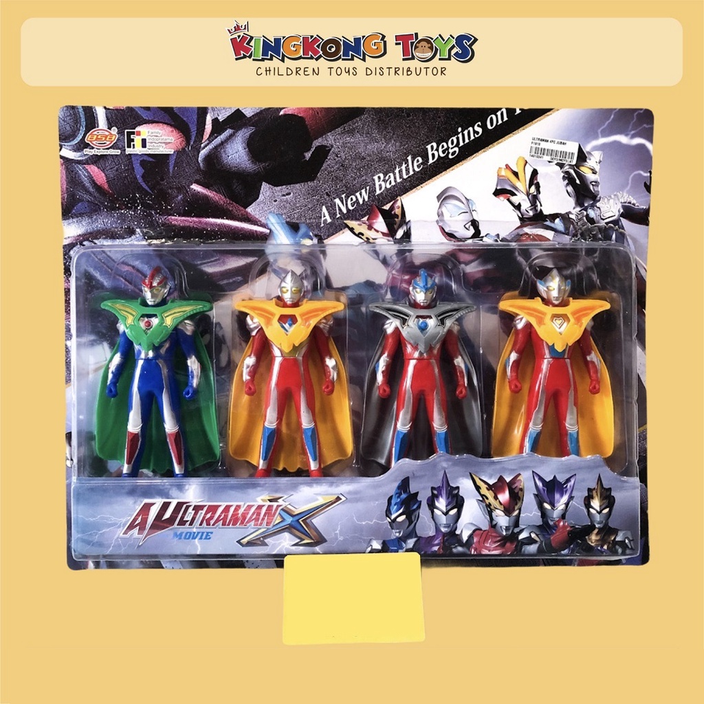 MAINAN ROBOT ULTRAMAN X JUBAH 4 PCS / 14010341