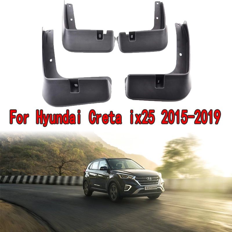 1 Set Mud Flap Pelindung Splash Untuk Fender Mobil Hyundai Creta ix25 2015 2016 2017 2018 2019