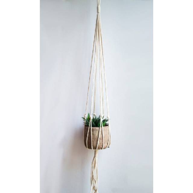 READY STOK) macrame pot gantung/ Macrame plant hanger (POT 034)