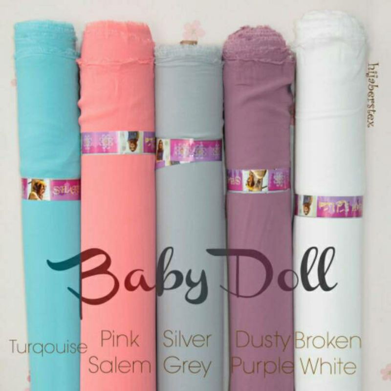 Baby Doll Ceruty Kain Meteran Harga Per 0.5M