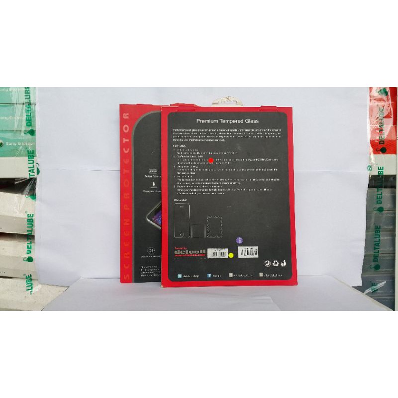 PROMO Delcell Tempered Glass Apple iPad Mini Original Resmi IBOX