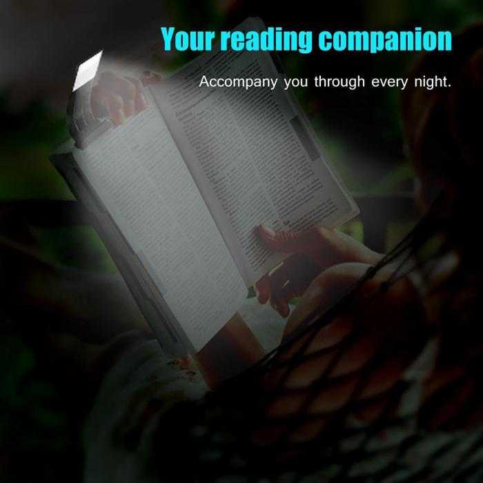 Lampu Baca LED Detachable Flexible Clip Bookmark Lights - KD-20