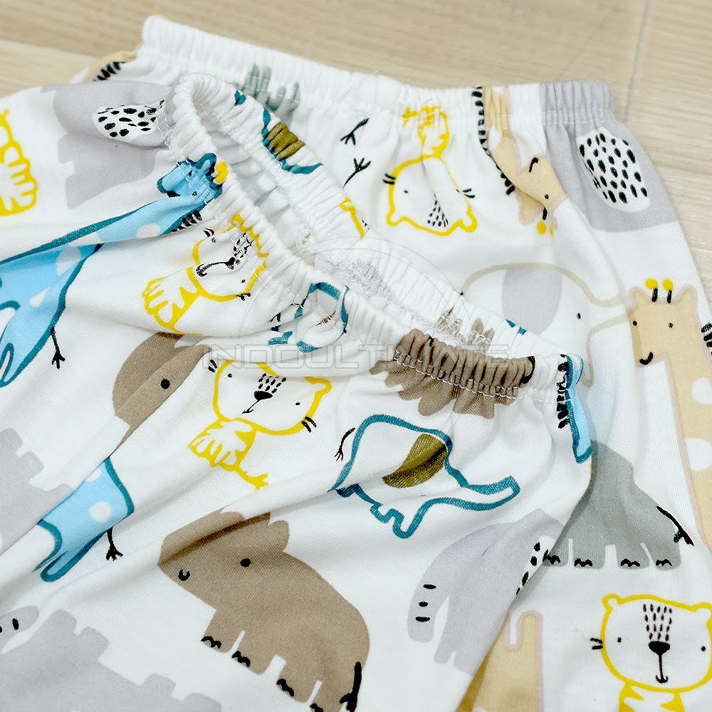 BABY LEON DS-117 Celana Pendek Bayi (0-3 Bulan) ZOO SERIES Celana Diaper Bayi Baru Lahir Celana Anak Bayi Celana Pop Bayi Celana Bayi Harian Celana Motif Bayi