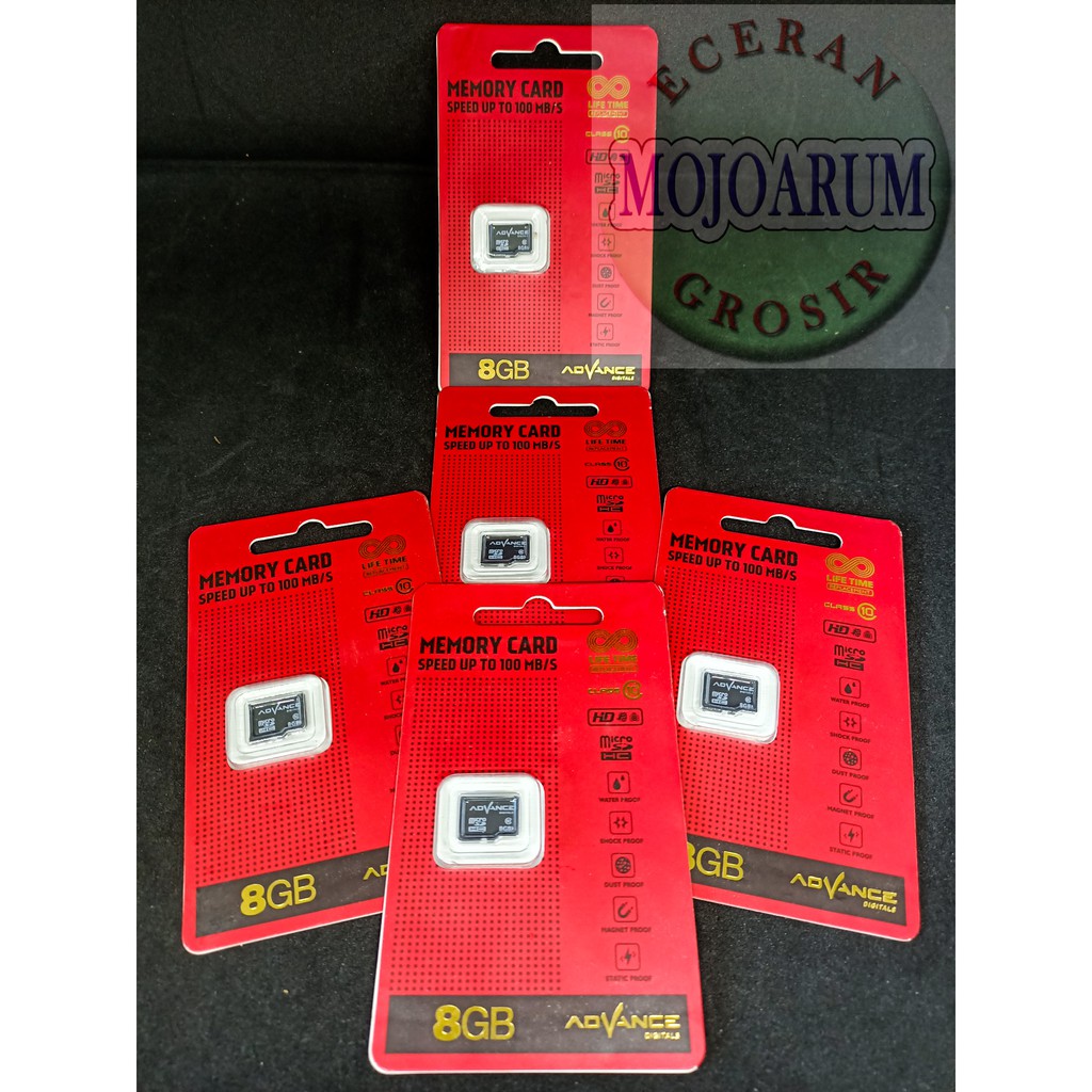 Advance Memory Card 8GB Micro SD Class 10 SDHC MMC MicroSD Memori ORI