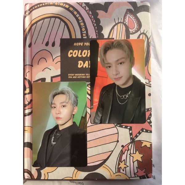 Photocard Seventeen attaca album carver Seungkwan/Jun