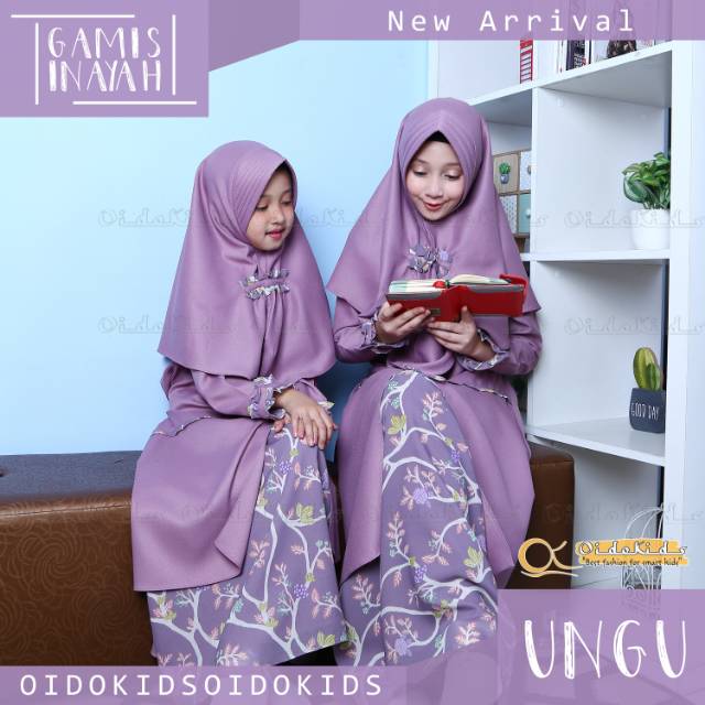INAYAH gamis anak OIDOKIDS