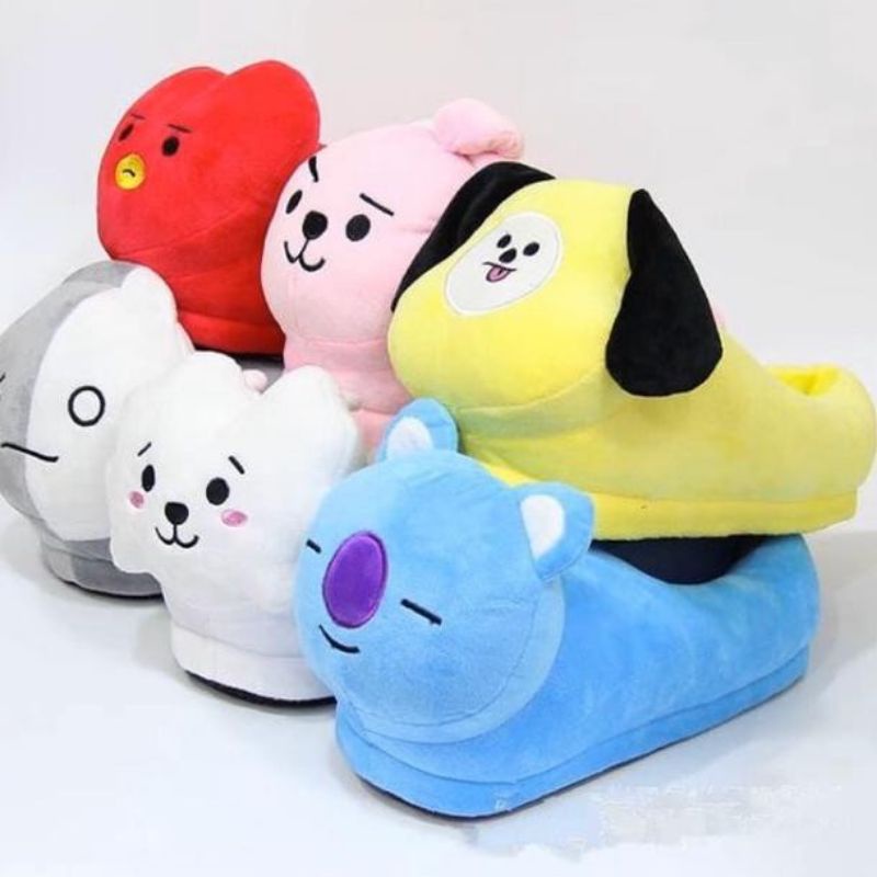 SANDAL BONEKA BT21 SANDAL RUMAH BONEKA BTS