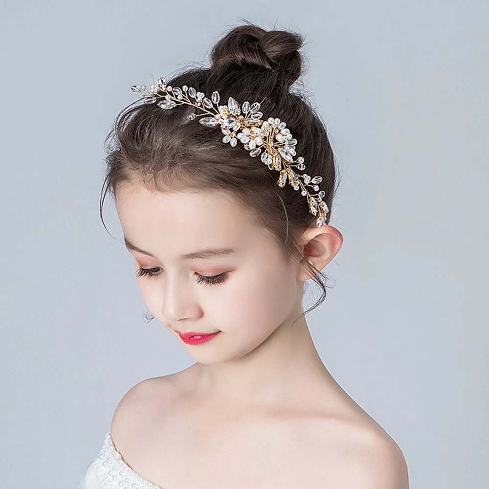 1Pc Fashion Elegant Crystal Pearl Hair Combs For Bridal Wedding