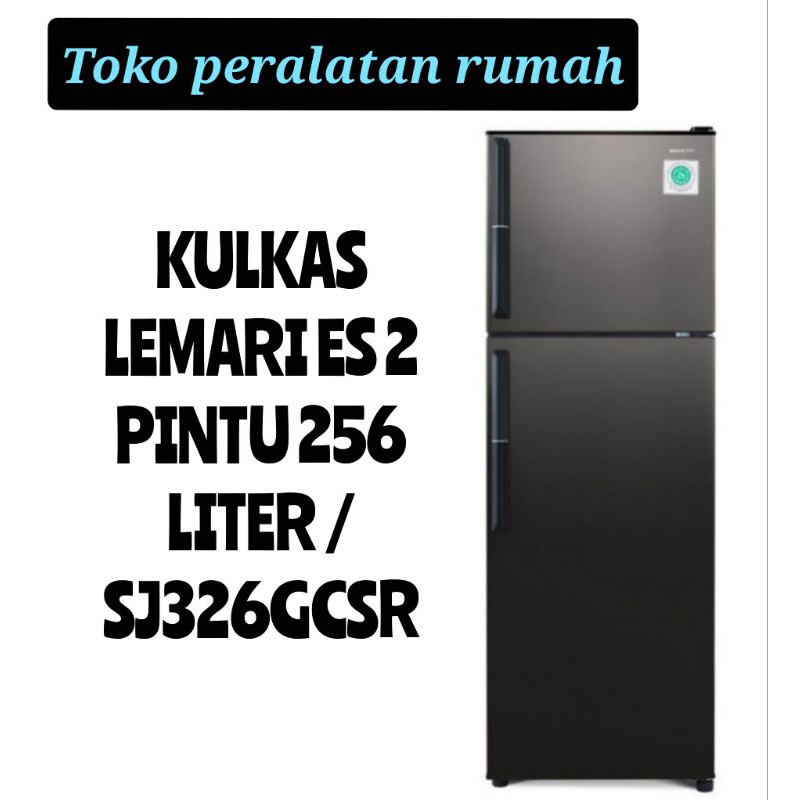 SHARP SJ 326 GC SR / RED KULKAS LEMARI ES 2 PINTU KAPASITAS 256 LITER / SJ326GCSR SJ 326GCSR SJ326 G