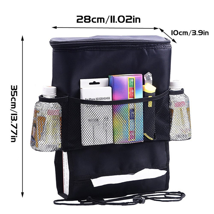 Tas Penyimpanan Sandaran Kursi Mobil Multifungsi Grocery Bags Car Seat Back Cloth Multi Pocket Storage Bag Tablet Pouch Organizer Car Backseat Organizer Tempat Penyimpanan Aksesoris