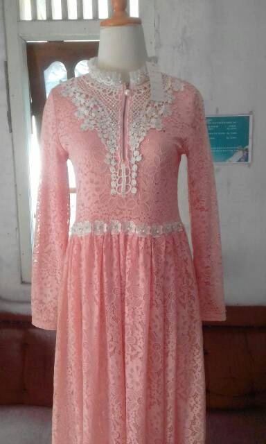 gamis brokat/gamis brokat impor