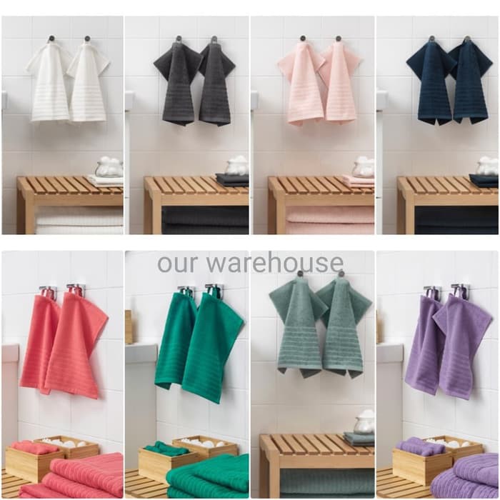 VAGSJON Handuk Kecil 30x30cm, Handuk Muka, Waslap