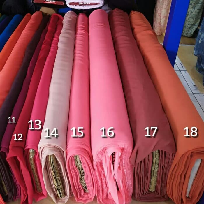 Grosir Kain Chiffon Sifon Motif Polos Eceran Meteran Bagus Murahh B Bagus Shopee Indonesia