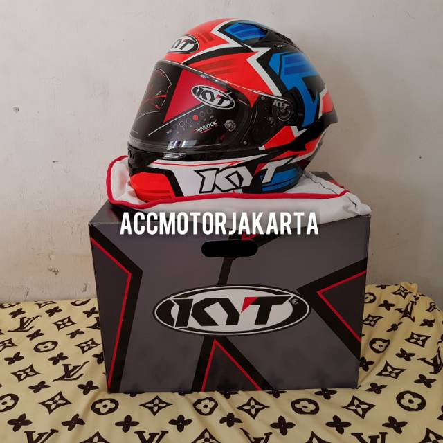 KYT NFR Replica Artwork Red Blue Limited Edition SNI | Original KYT 100%