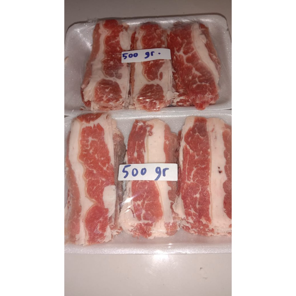 

Sukiyaki Short Plate Dengan Lemak (500 gr)