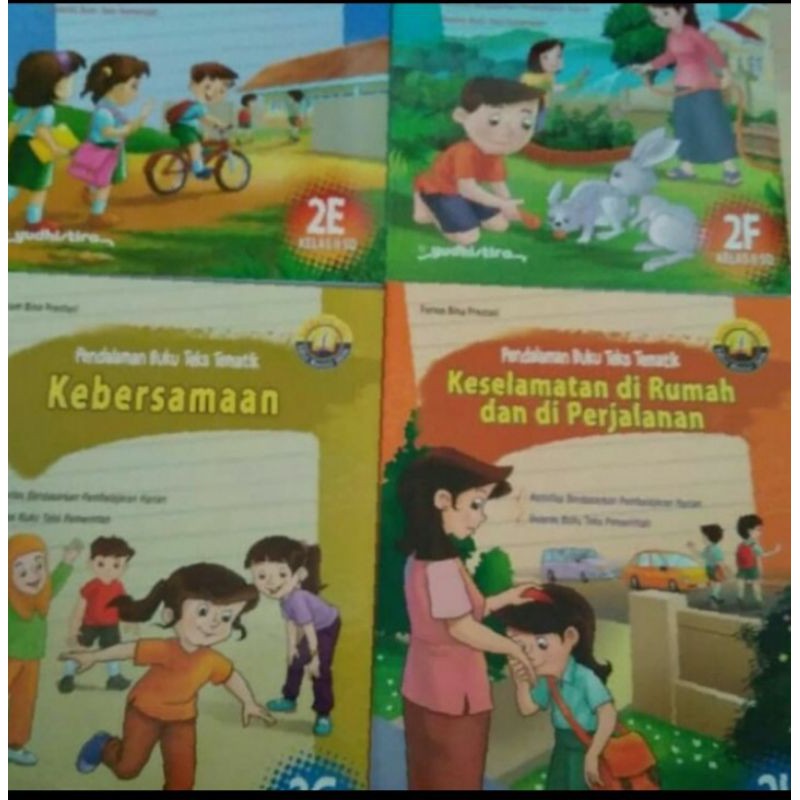 Buku Pedalaman Buku Teks PBT Yudhistira K13 Tematik kelas 1 - 3 Sd