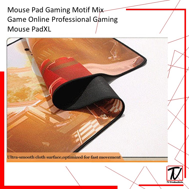 Professional Gaming Mouse Pad XL Desk Mat Model Peta Dunia Marvel &amp; Game Online