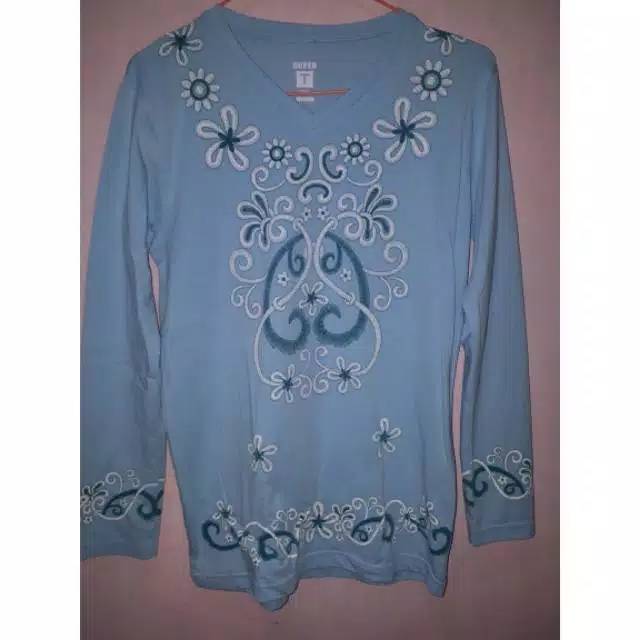 Preloved kaos panjang details