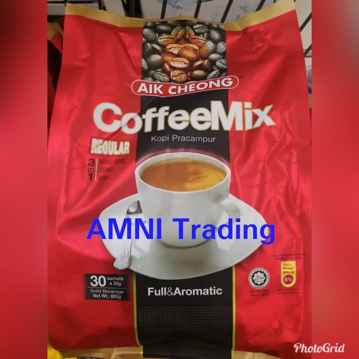 

PROMO Aik Cheong Mix coffee Regular 30sachet x 20g - kkp2343