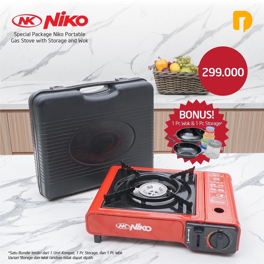 NIKO - PORTABLE GAS STOVE