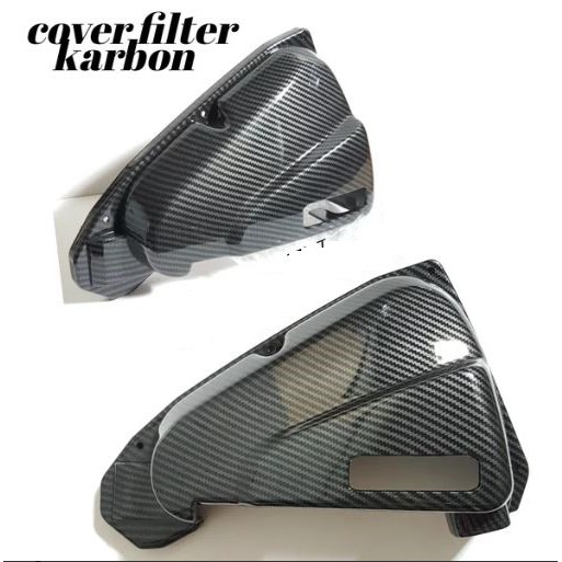 Tutup Cover Filter Beat Esp Scoopy Esp Karbon ZORO