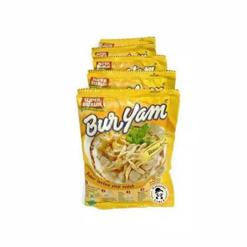 

BurYam Bubur Instant - Netto 10 bks x 22 gr