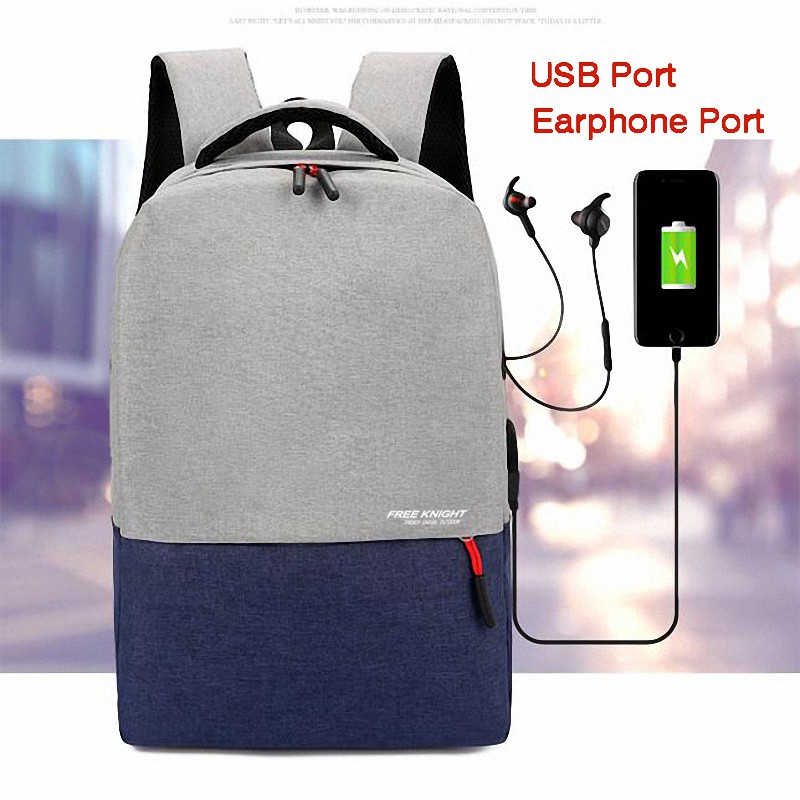 COD Tas Ransel Pria 3 in 1 Waterproof USB Charge Tas Ransel Sekolah Kuliah Kerja TR805