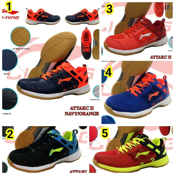 LINING ATTACK II SEPATU BADMINTON ORIGINAL