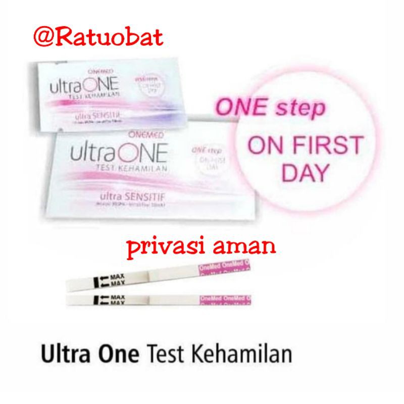 Testpack Test pack Tes hamil test kehamilan Tespek privasi aman Testpek tespack test kehamilan 10MIU alat tes hamil onemed ultra one testpack
