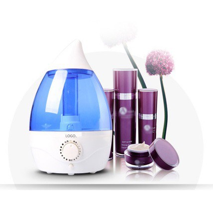 2500ml 6 in 1 Ultrasonic Air Humidifier 2.5L Aroma Therapy diffuser Taffware Classic Drop HUMIH98