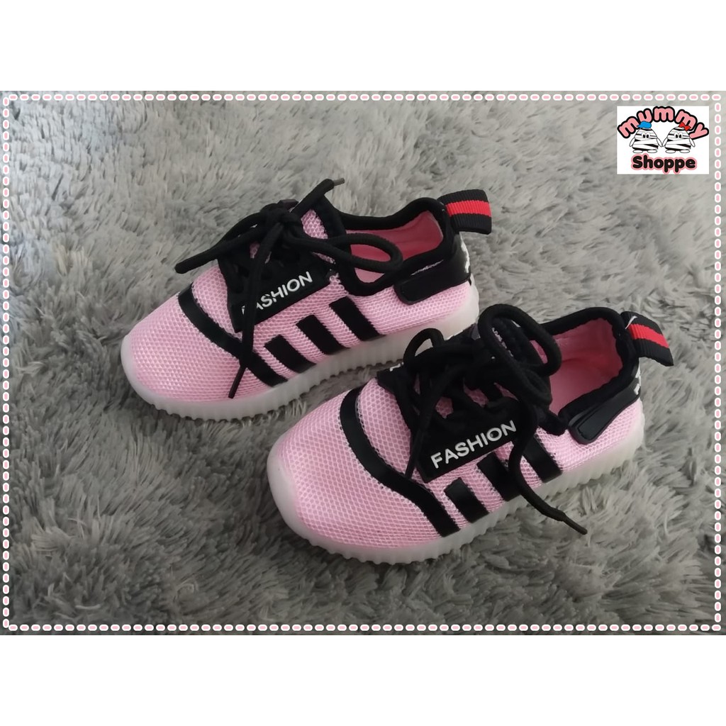 S91002 fashion pink sepatu fashion anak laki laki perempuan