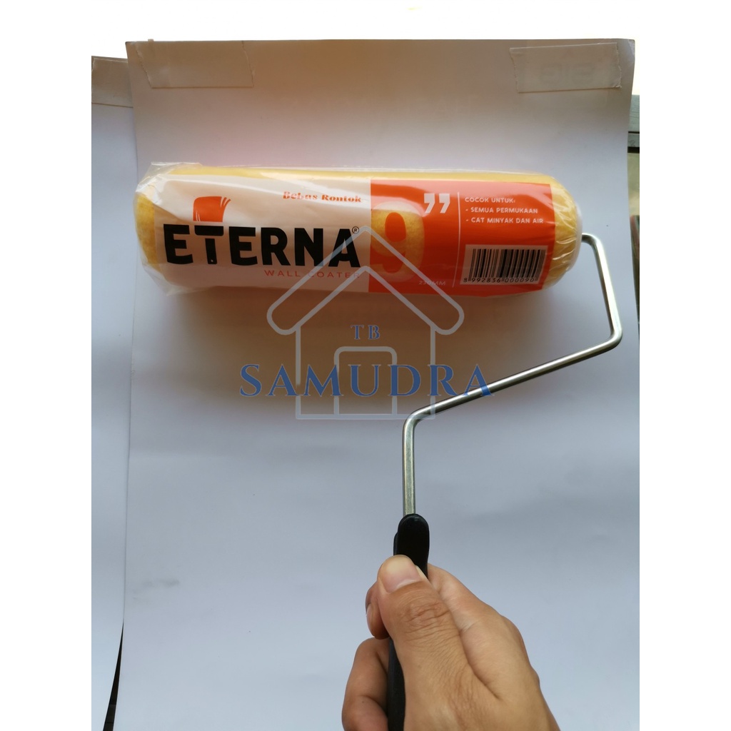 Roll Cat ETERNA Rollan Roller Kuas Roll Cat 9 Inch Tembok Gipsum GRC - SAMUDRA TB