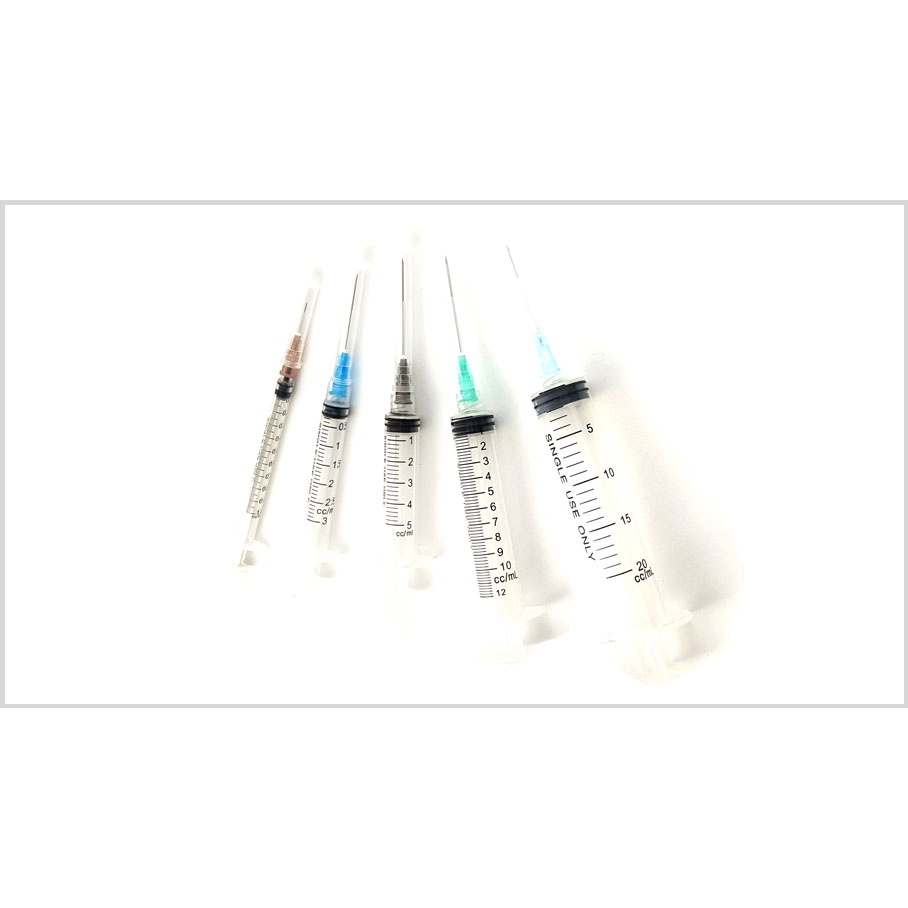 GIDCARE Disposable Syringe with Needle 5cc / Spuit 5ml