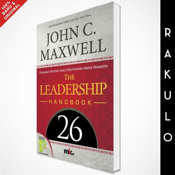 Buku The Leadership Handbook 26 - John C Maxwell - MIC