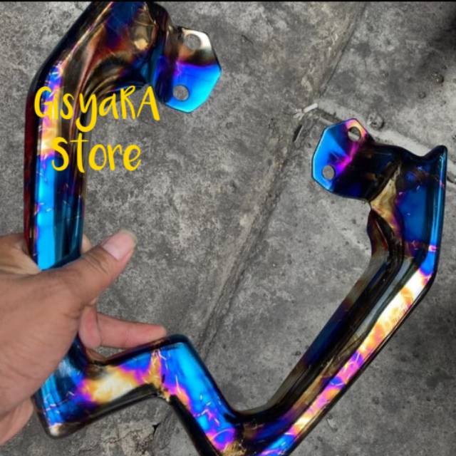 Behel Pegangan Belakang Yamaha Mio M3 Two Tone Bakaran behel mio m3 two tone thailand bahan besi
