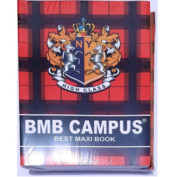 

Buku tulis BMB Campus 70 lembar 10 buku Best Maxi Book Boxy - 1 pak