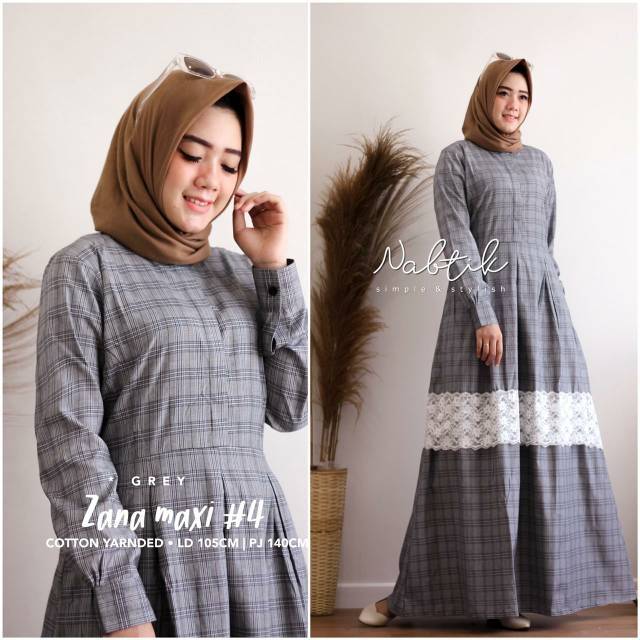 Zana Maxi #4 ORI Nabtik hijab solo