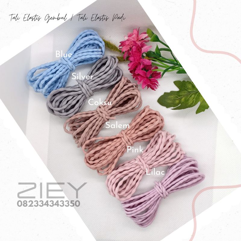 TALI ELASTIS PADI / TALI ELASTIS CURLY / TALI ELASTIS GEMBUL