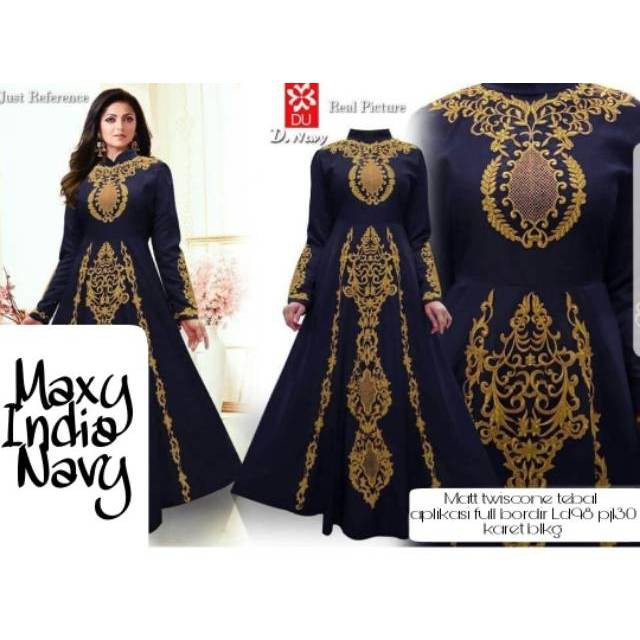 Toke Baju AGS - Maxy India gamis india bordir Gamis Syari asdf / Tanah Abang