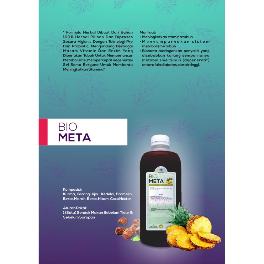 BIO META - 500ml - Herbal daya Tahan Tubuh